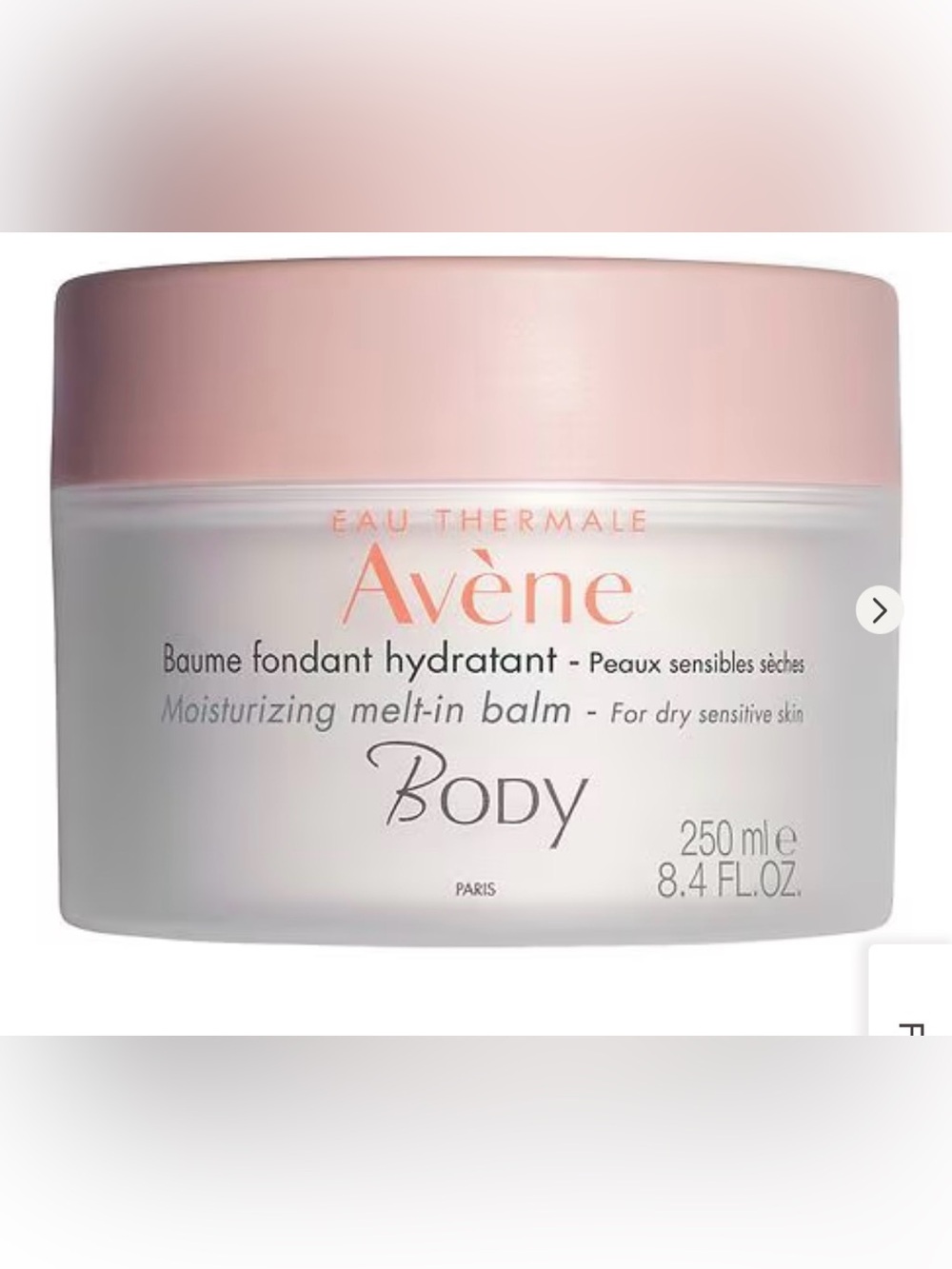 Avène Moisturizing Melt-In Balm for Body